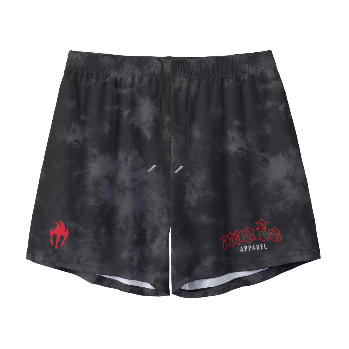 Black tie dye (core) - Men's mesh short (dropship)
