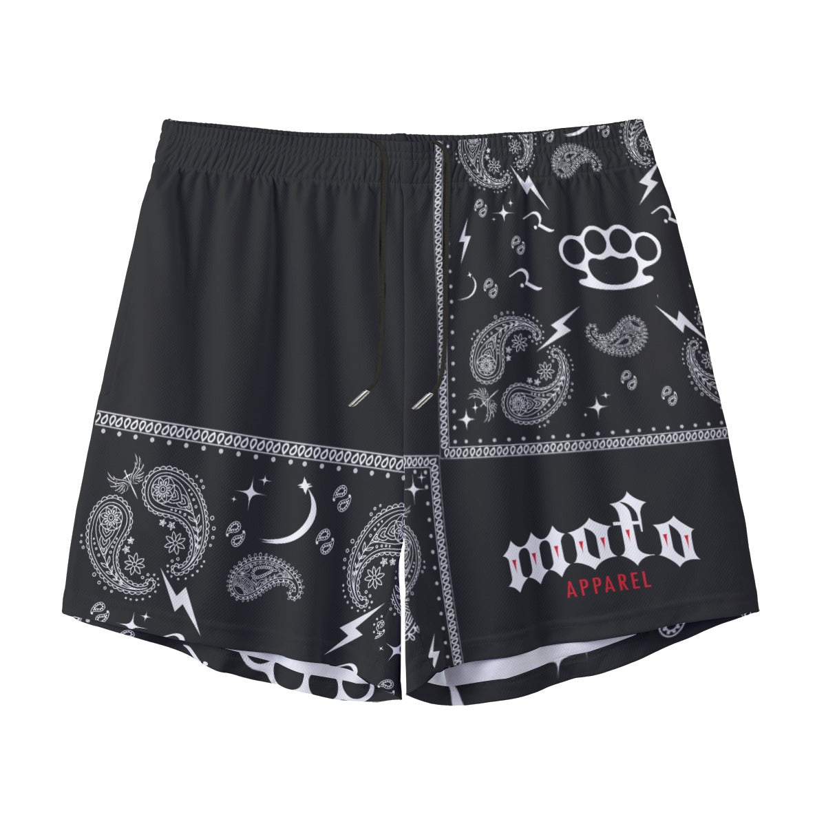 Black & white - Men's mesh short (dropship)