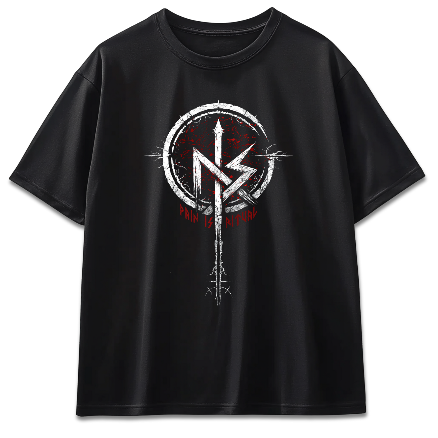 "Pain is Ritual" Berzerker Oversized tee