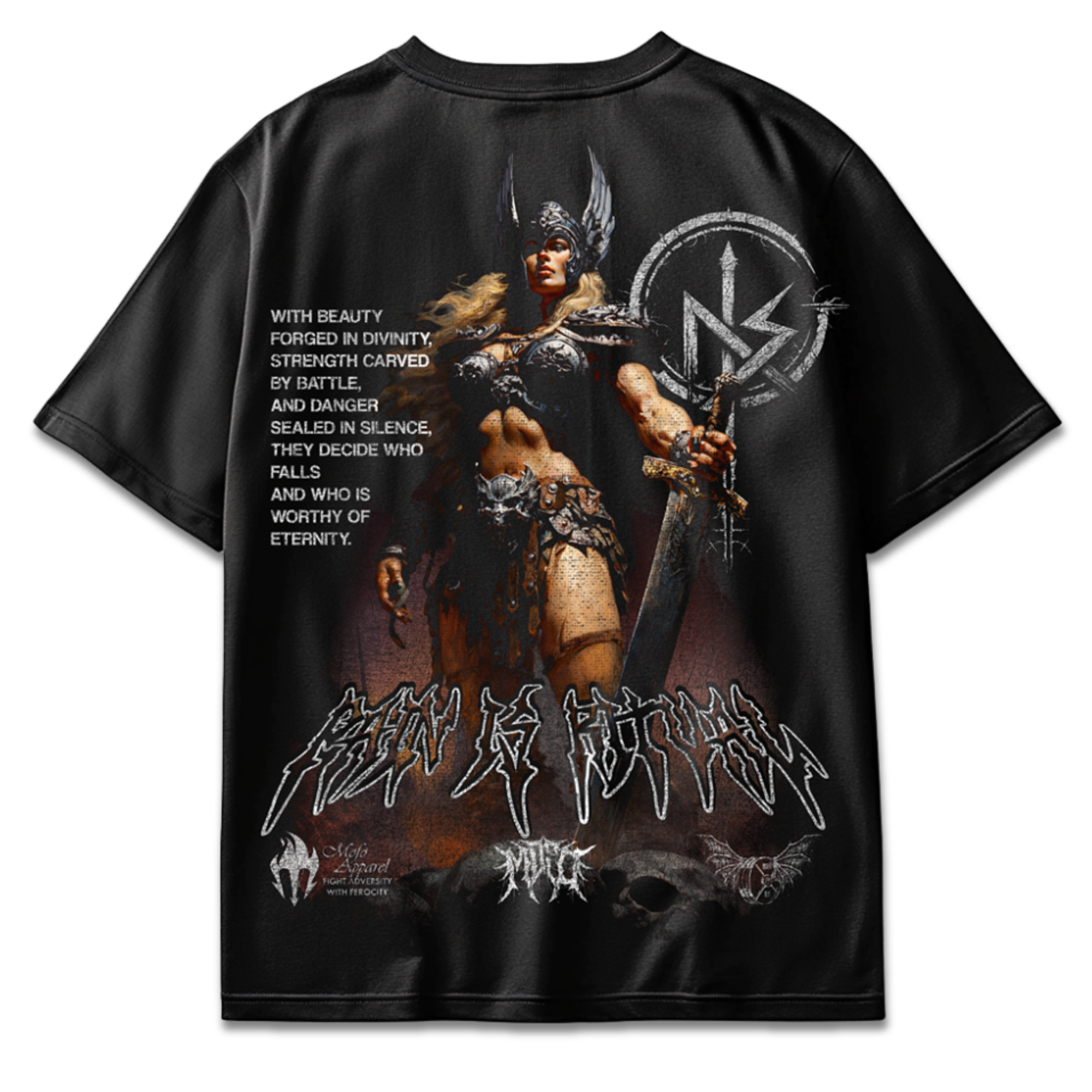 "Valkyria" Premium Oversized tee