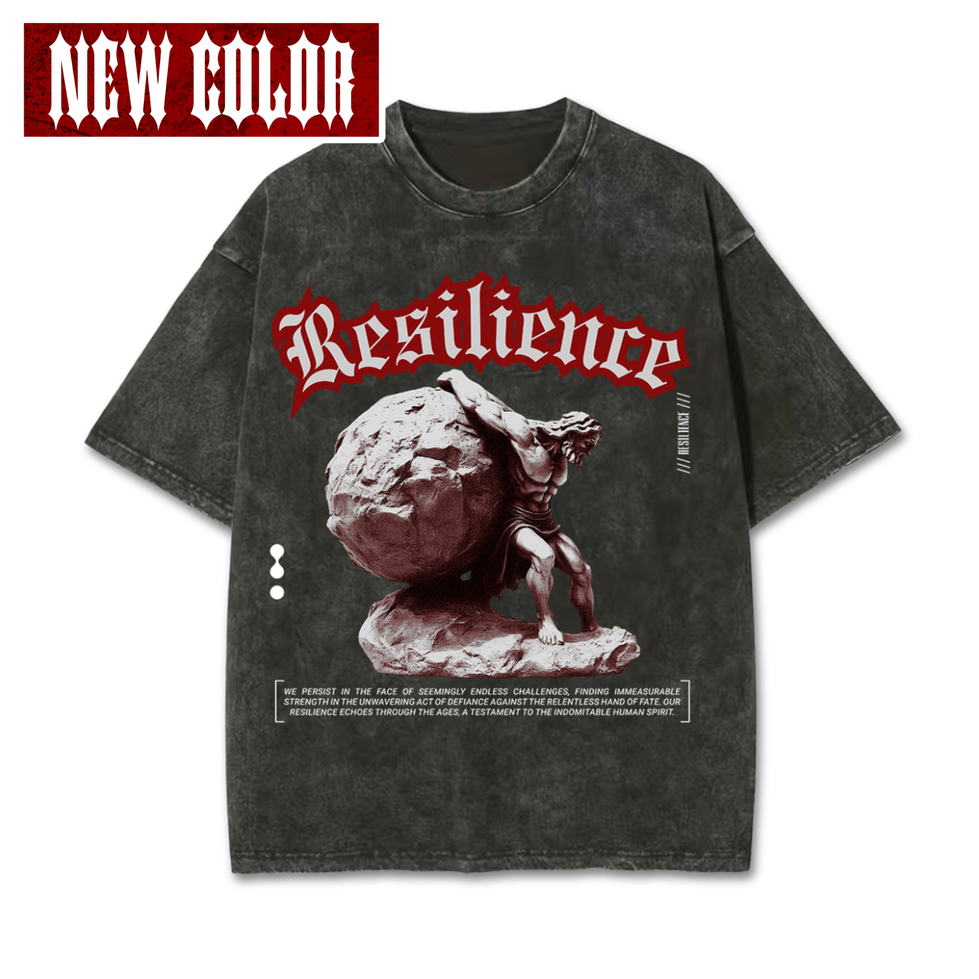 "Resilience" Oversized tee