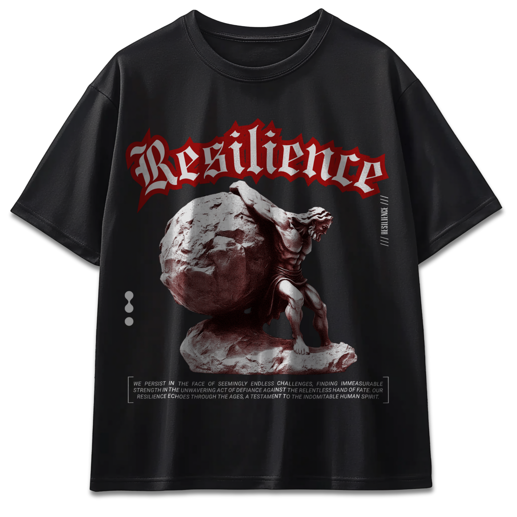 "Resilience" Oversized tee