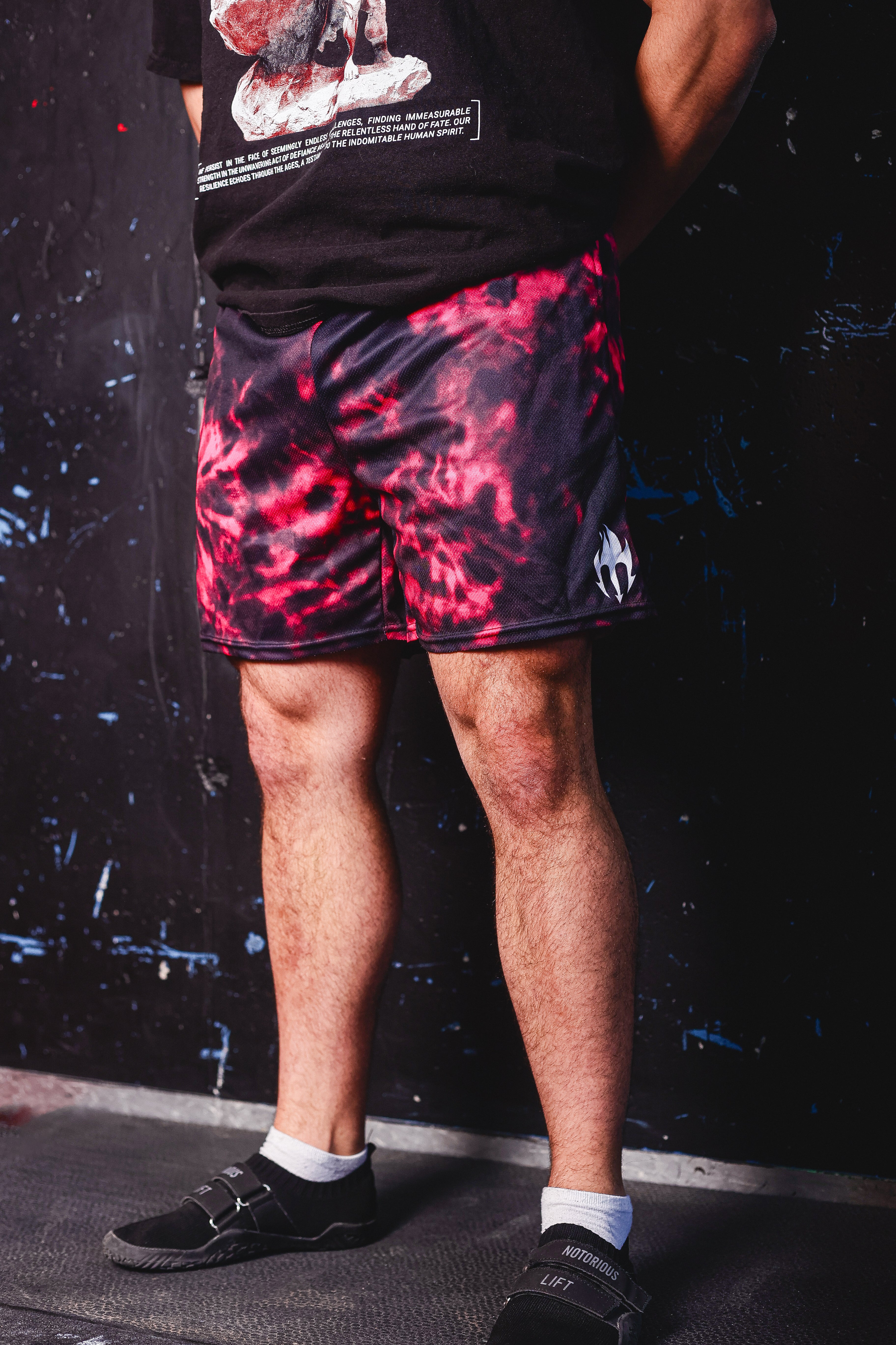 Pinky tie dye - Men's mesh short (dropship)
