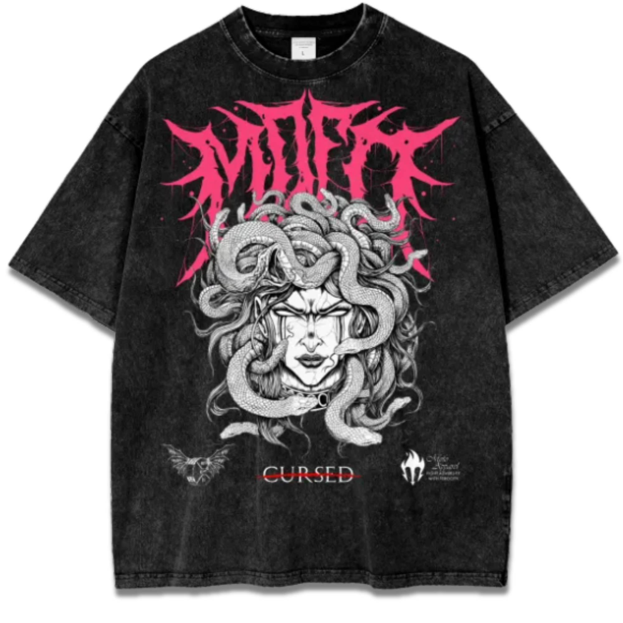 "Cursed" Oversized tee