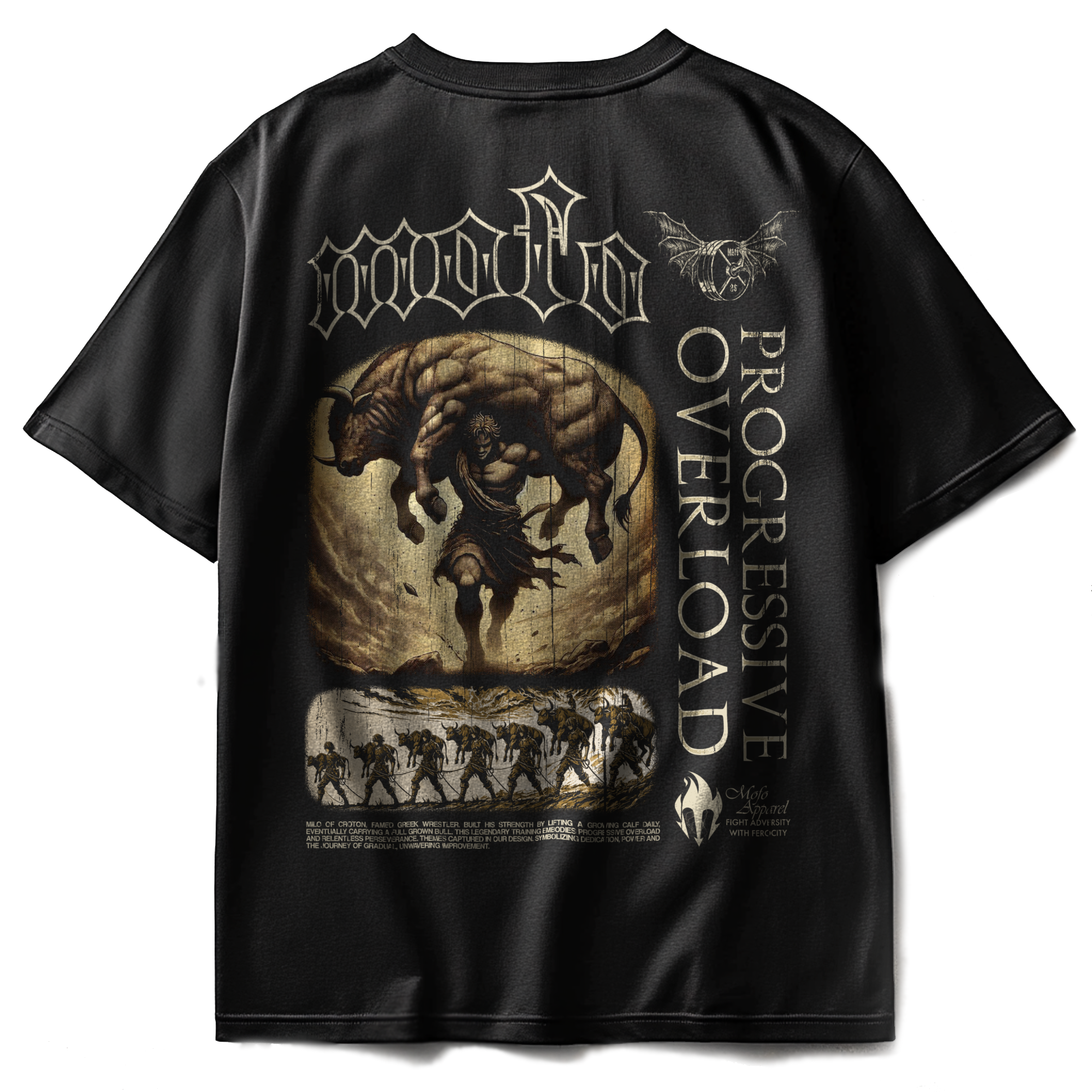 "Progressive Overload" Oversized tee
