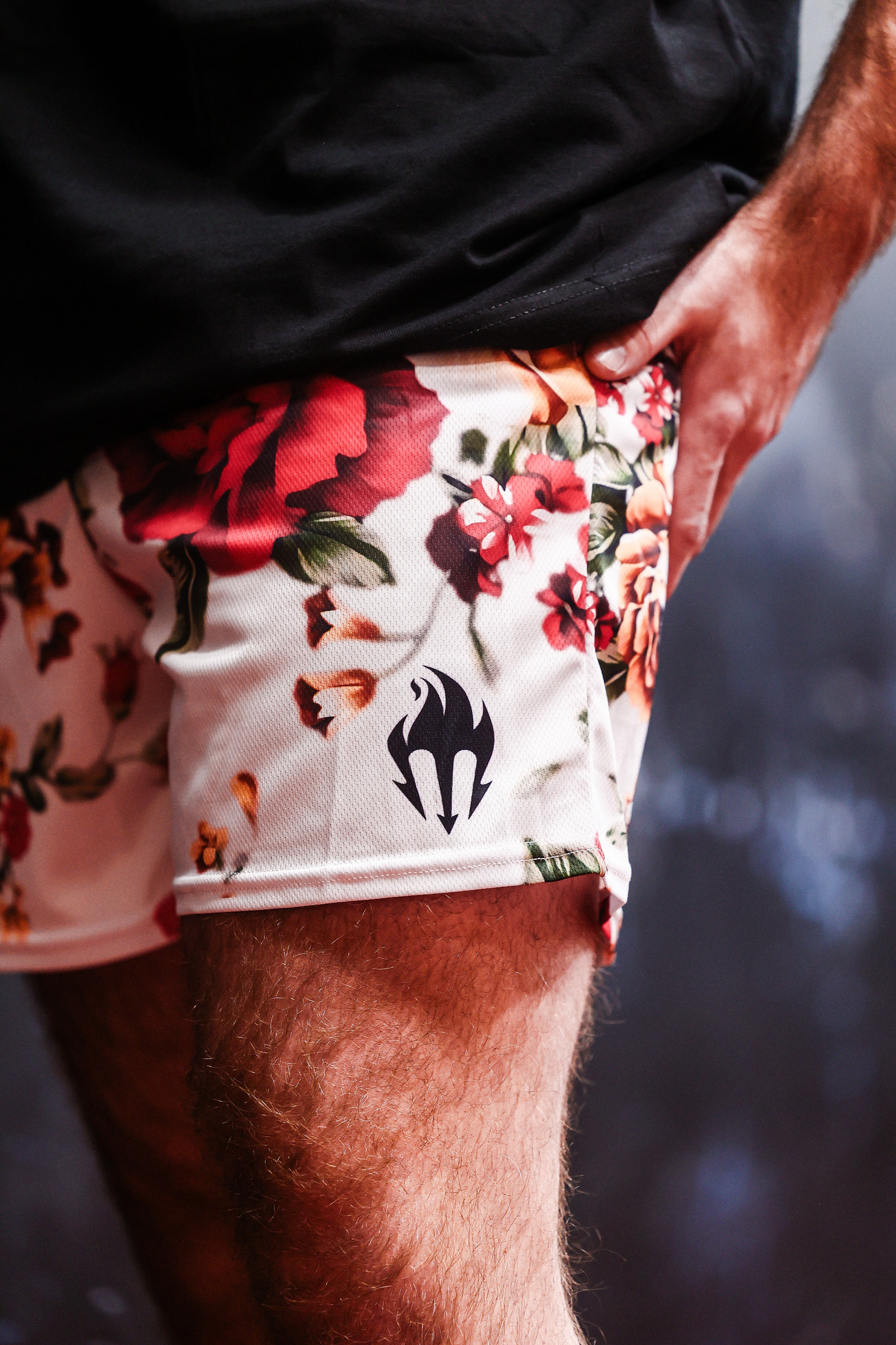 Silk & roses - Men's mesh short (dropship)