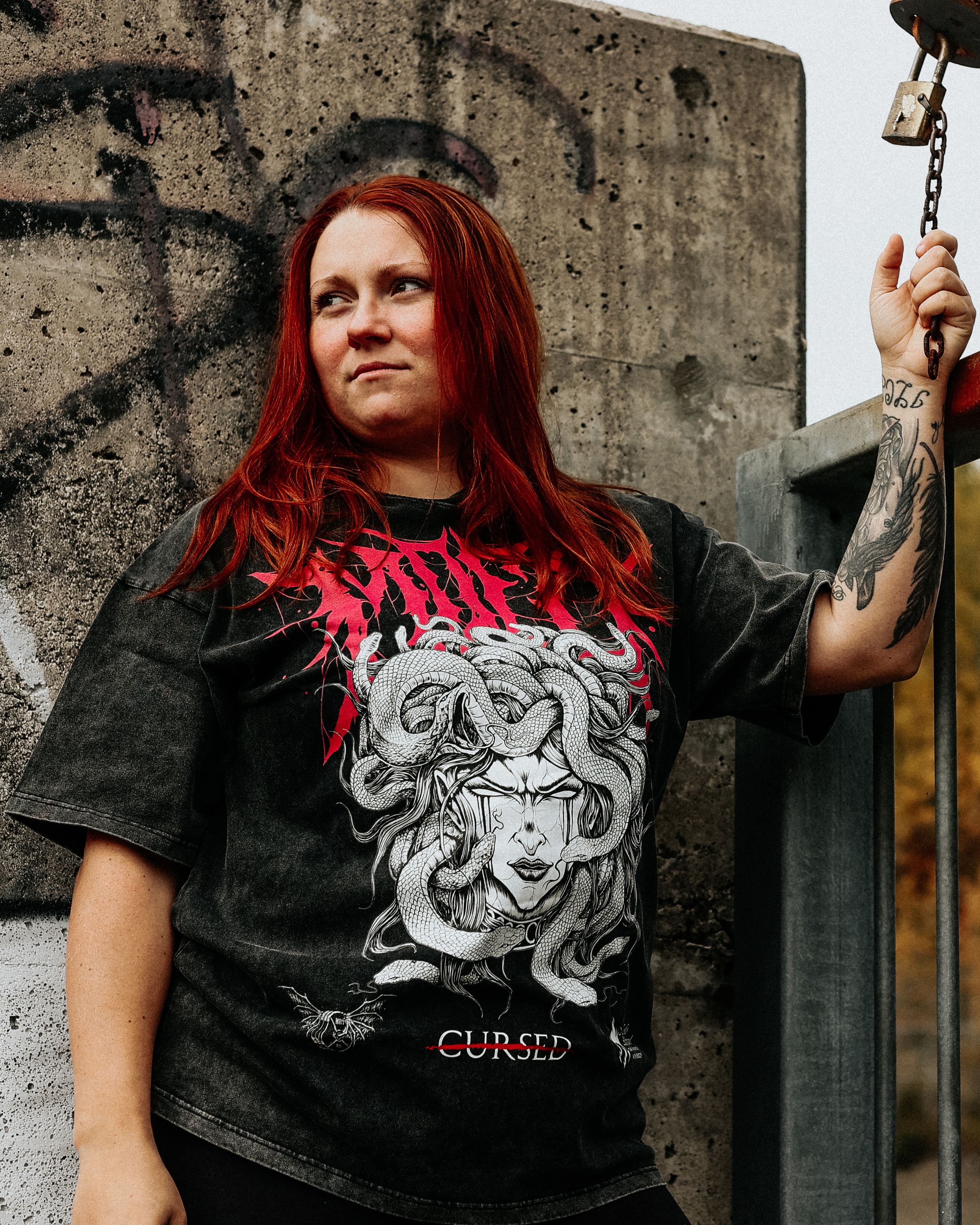 "Cursed" Oversized tee
