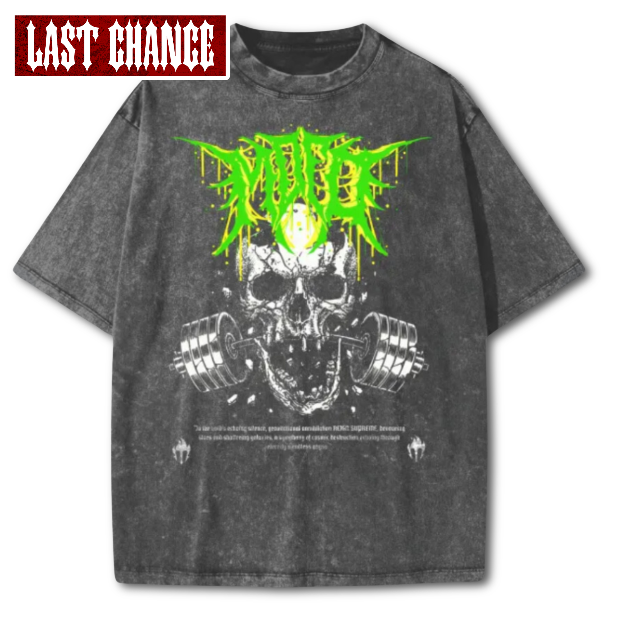 "Gravity Kills" Oversized tee