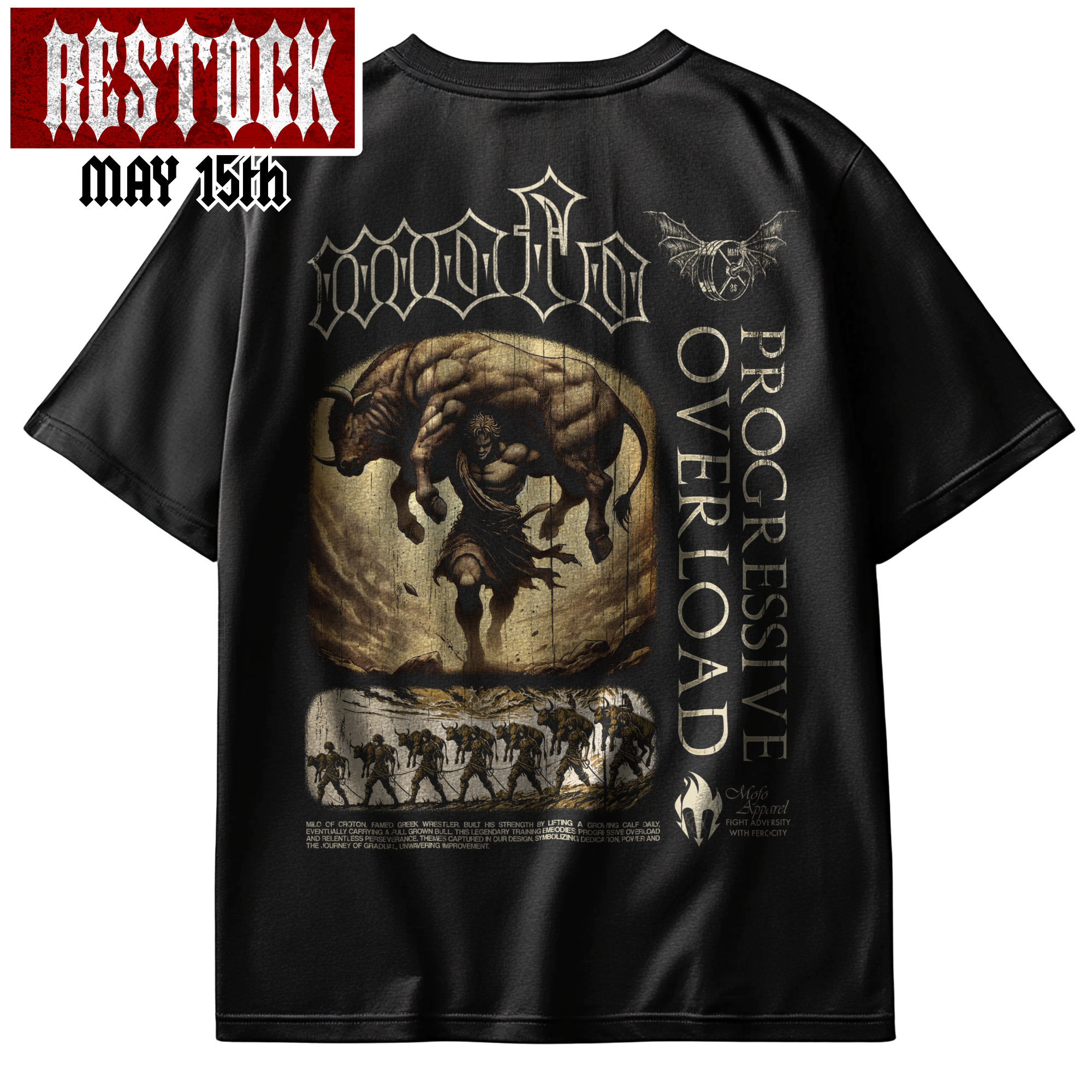 "Progressive Overload" Oversized tee
