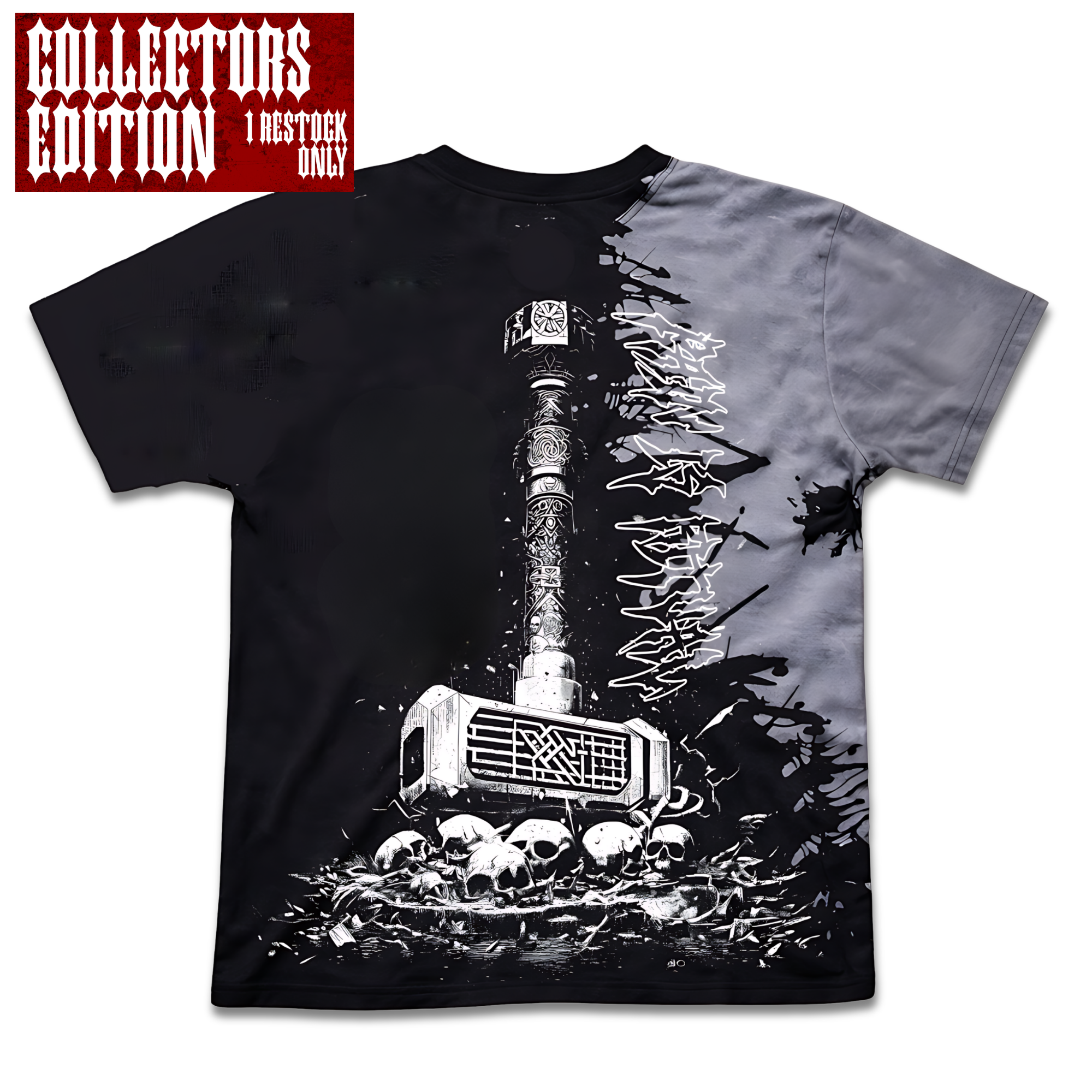 T-shirt oversize « La douleur est un rituel » 