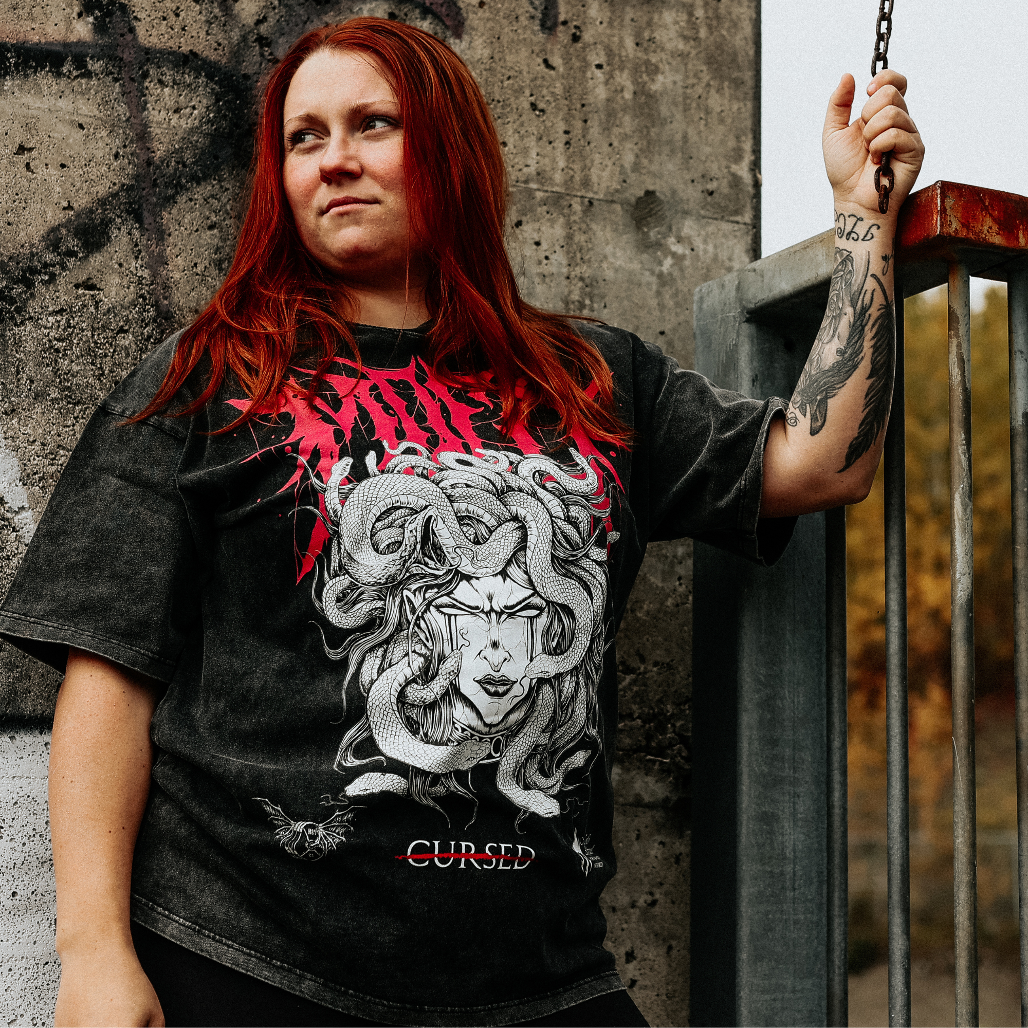 T-shirt oversize « Maudit »