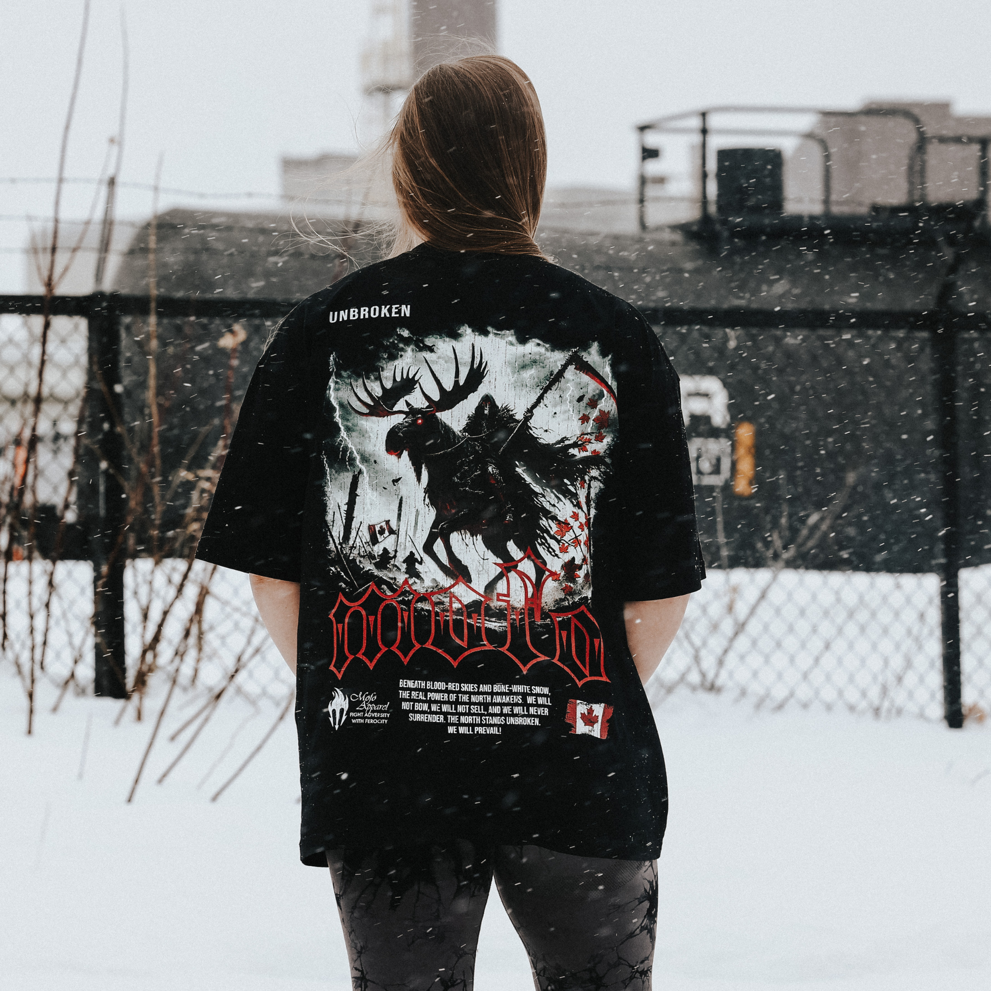 "CANADIAN REAPER🍁" Oversized tee