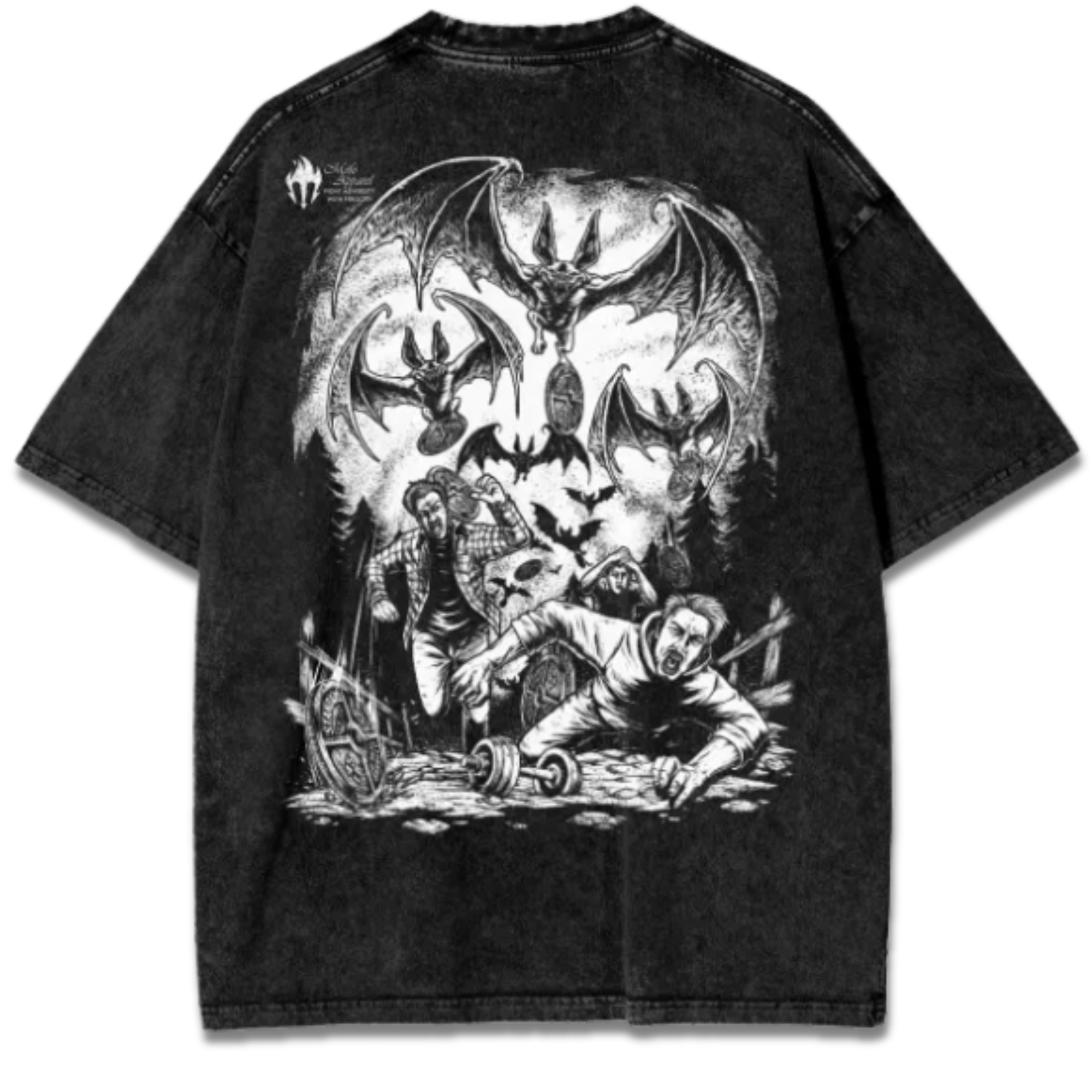 "Raining Plates" Oversized tee