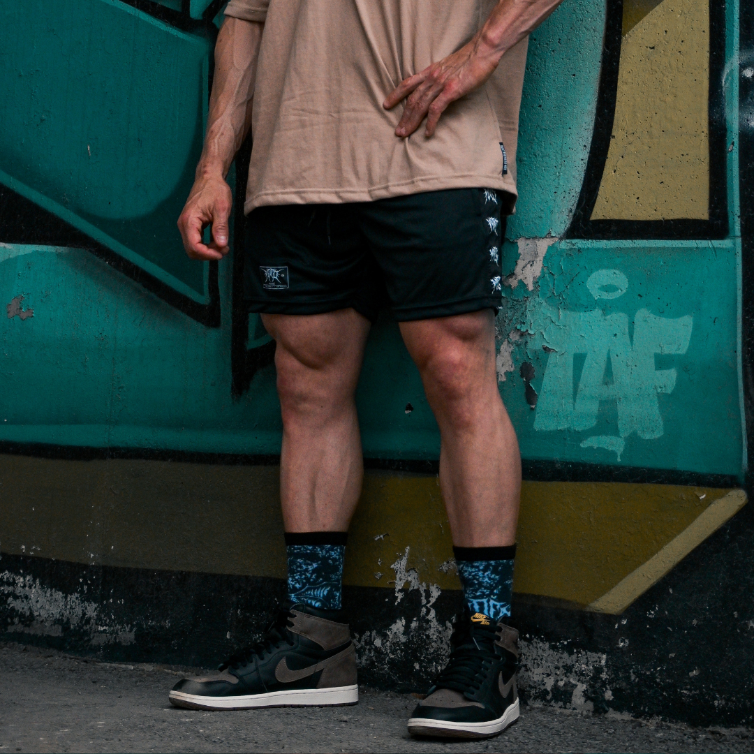 MOFO Unisex Stripe Short — Black
