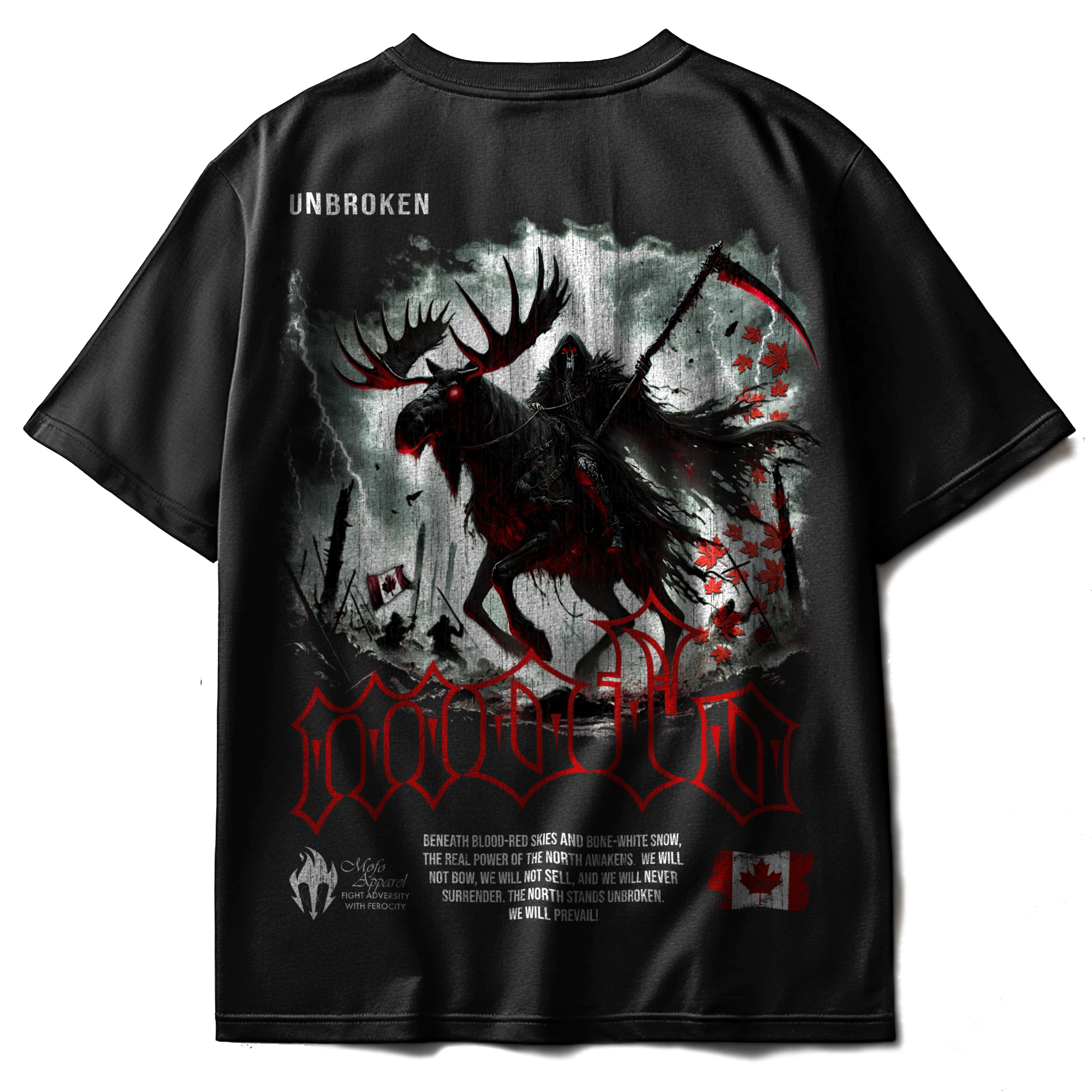 "CANADIAN REAPER🍁" Oversized tee