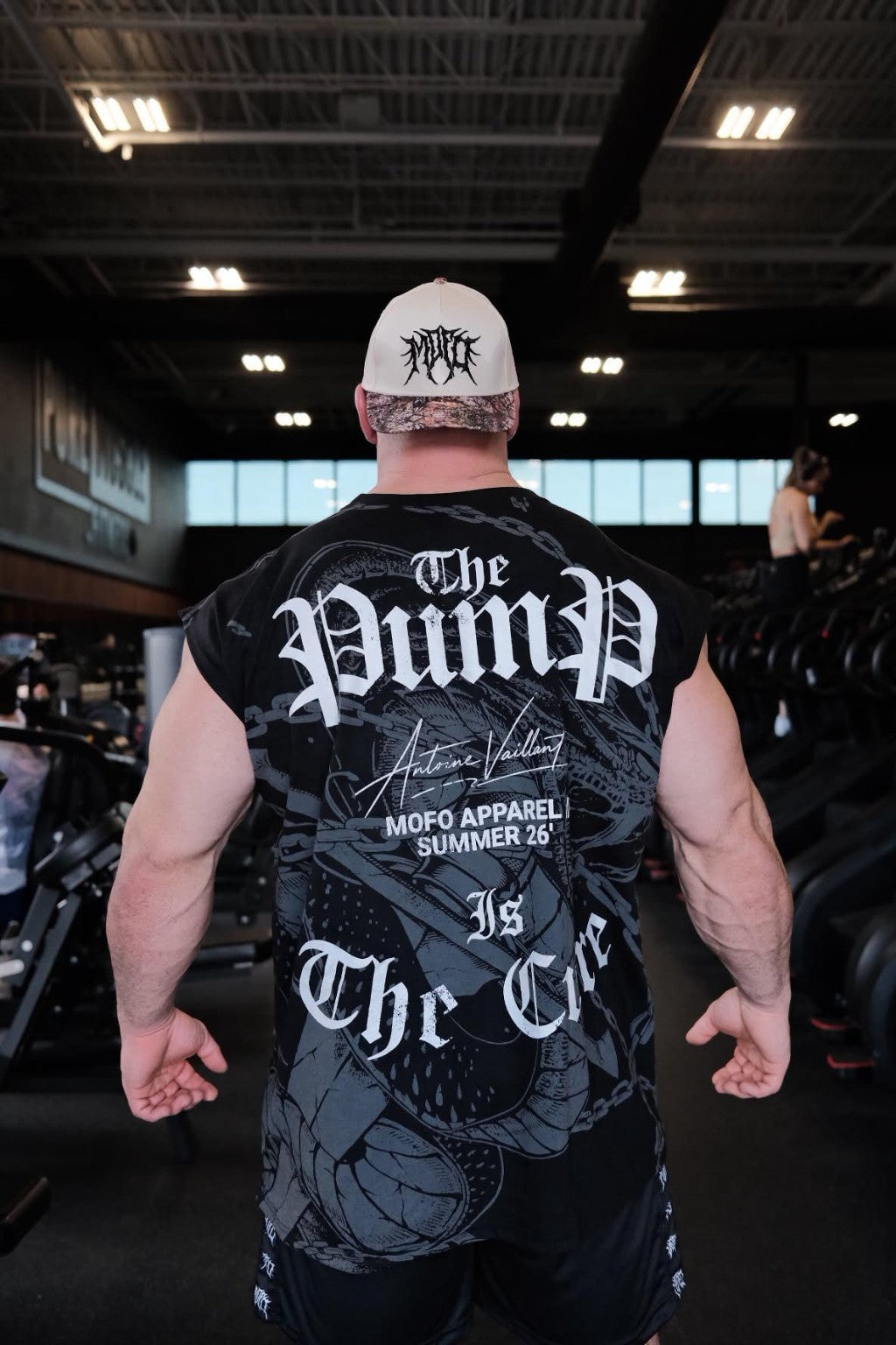 Antoine Vaillant wearing The Pump Is The Cure — back