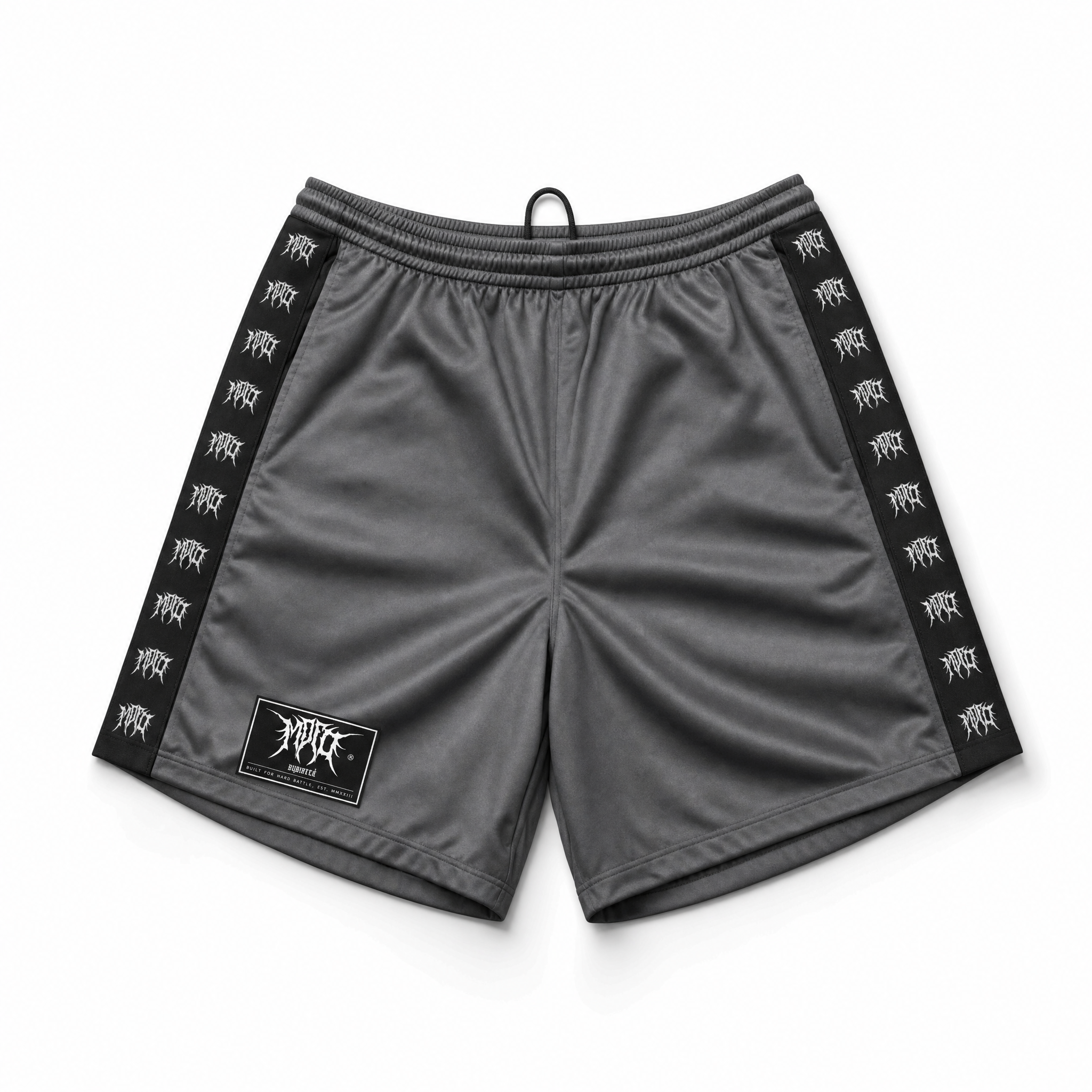 MOFO Unisex Stripe Short — Charcoal