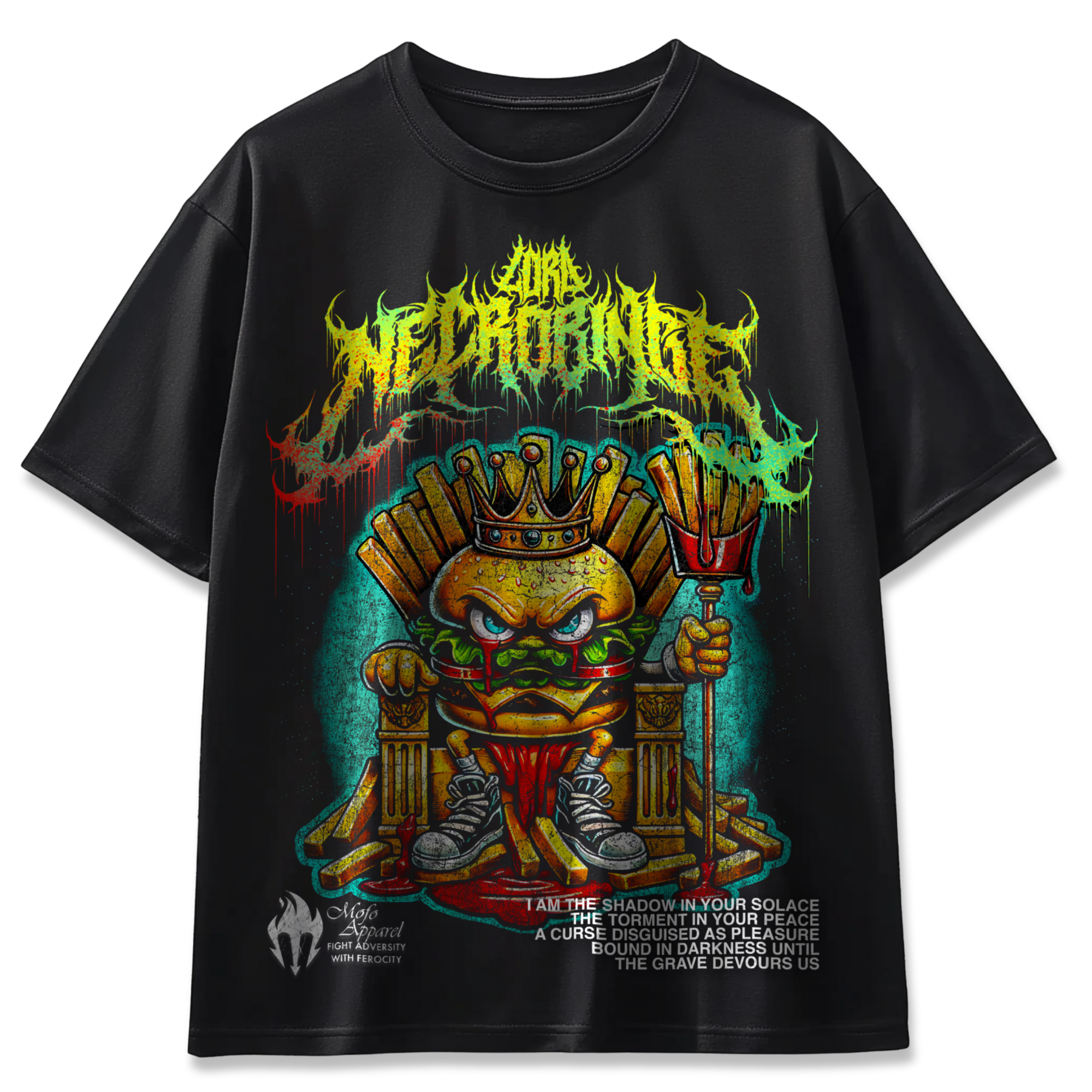 "LORD NECROBINGE" Oversized tee